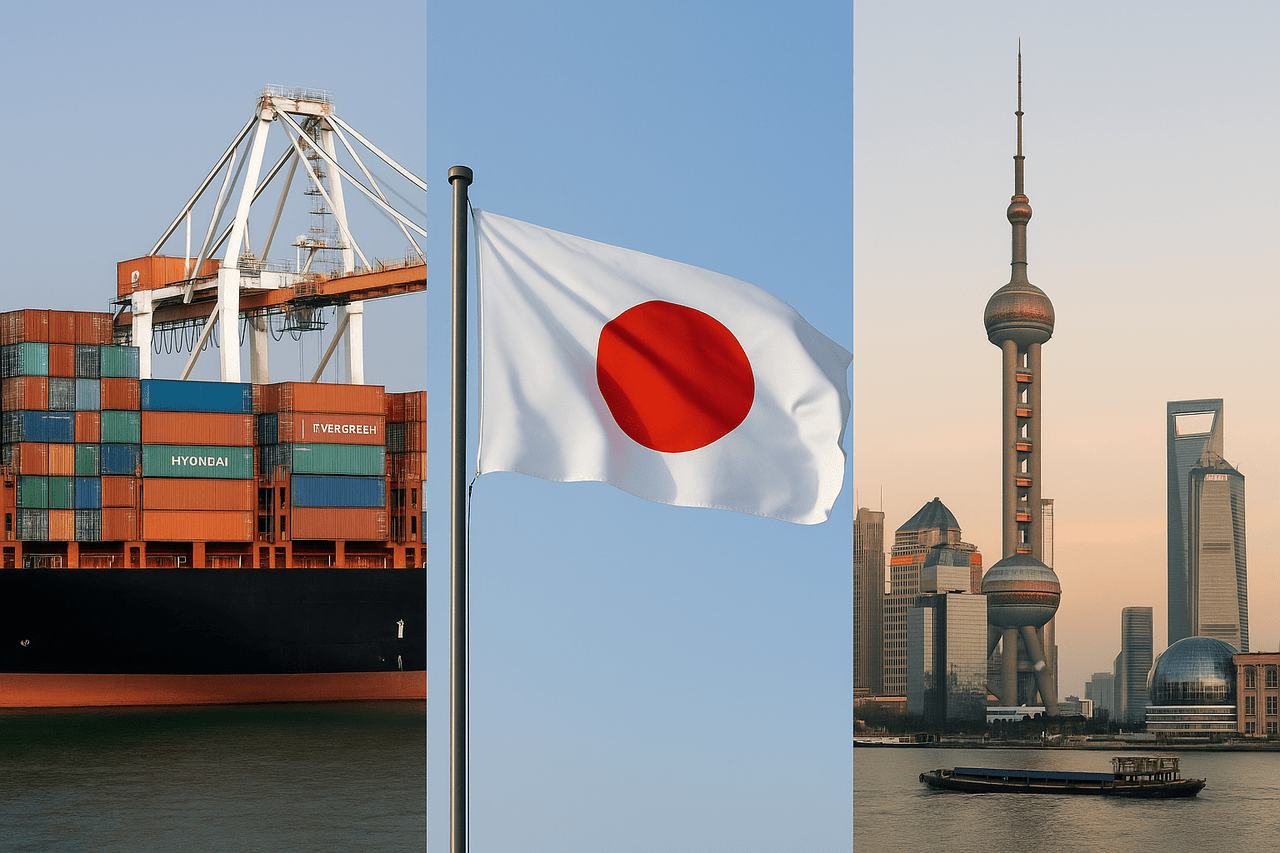 Frühindikatoren der Weltwirtschaft: Containerfrachten, Japan, China